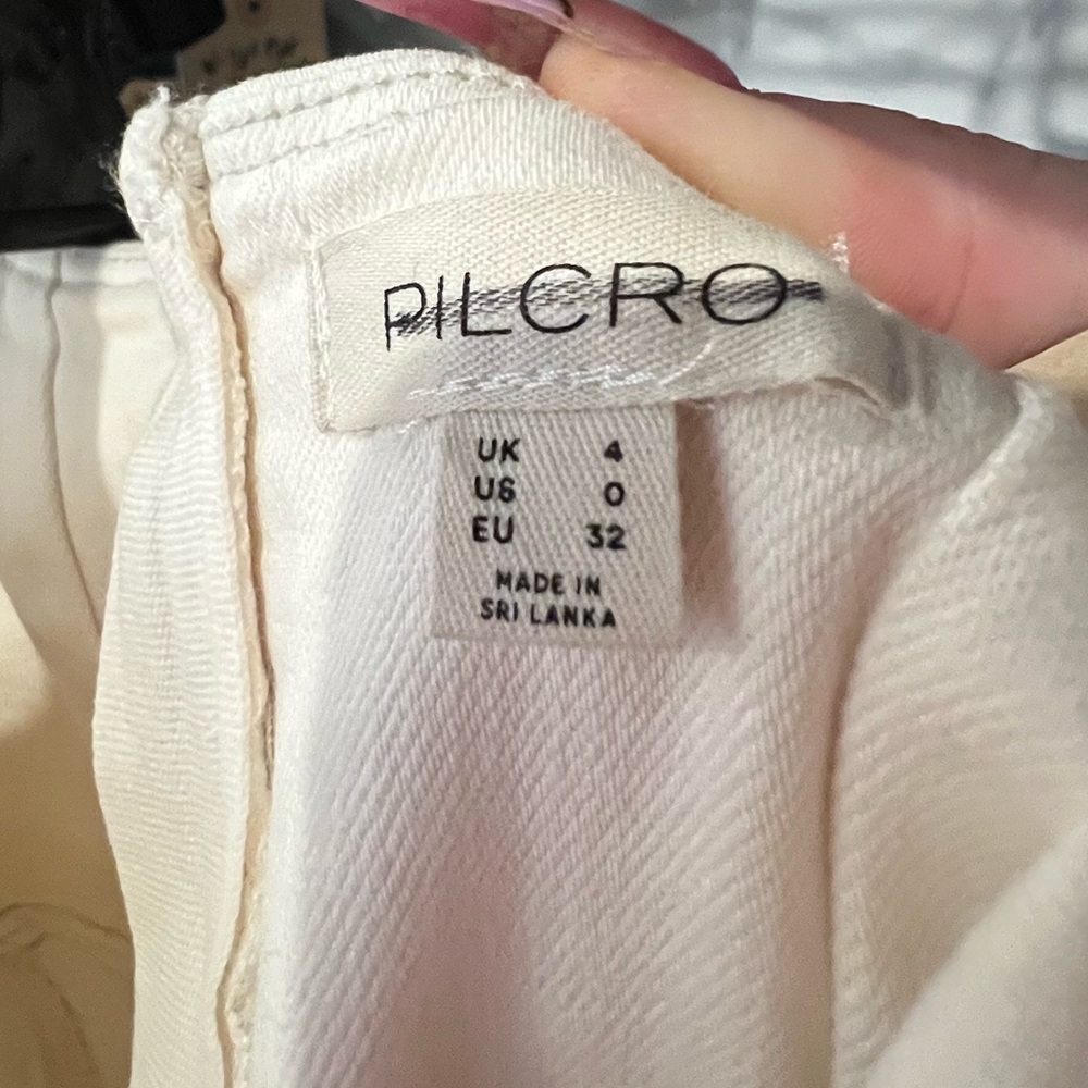 Anthropologie Pilcro Square-Neck Side-Slit Midi Dress, XXS NWT - Picture 6 of 6